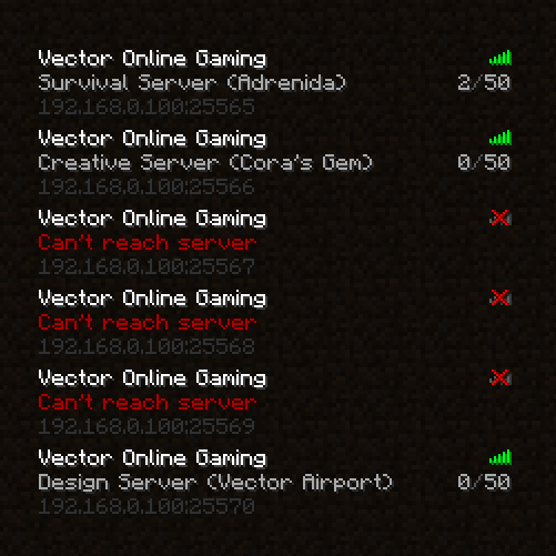 minecraft server names